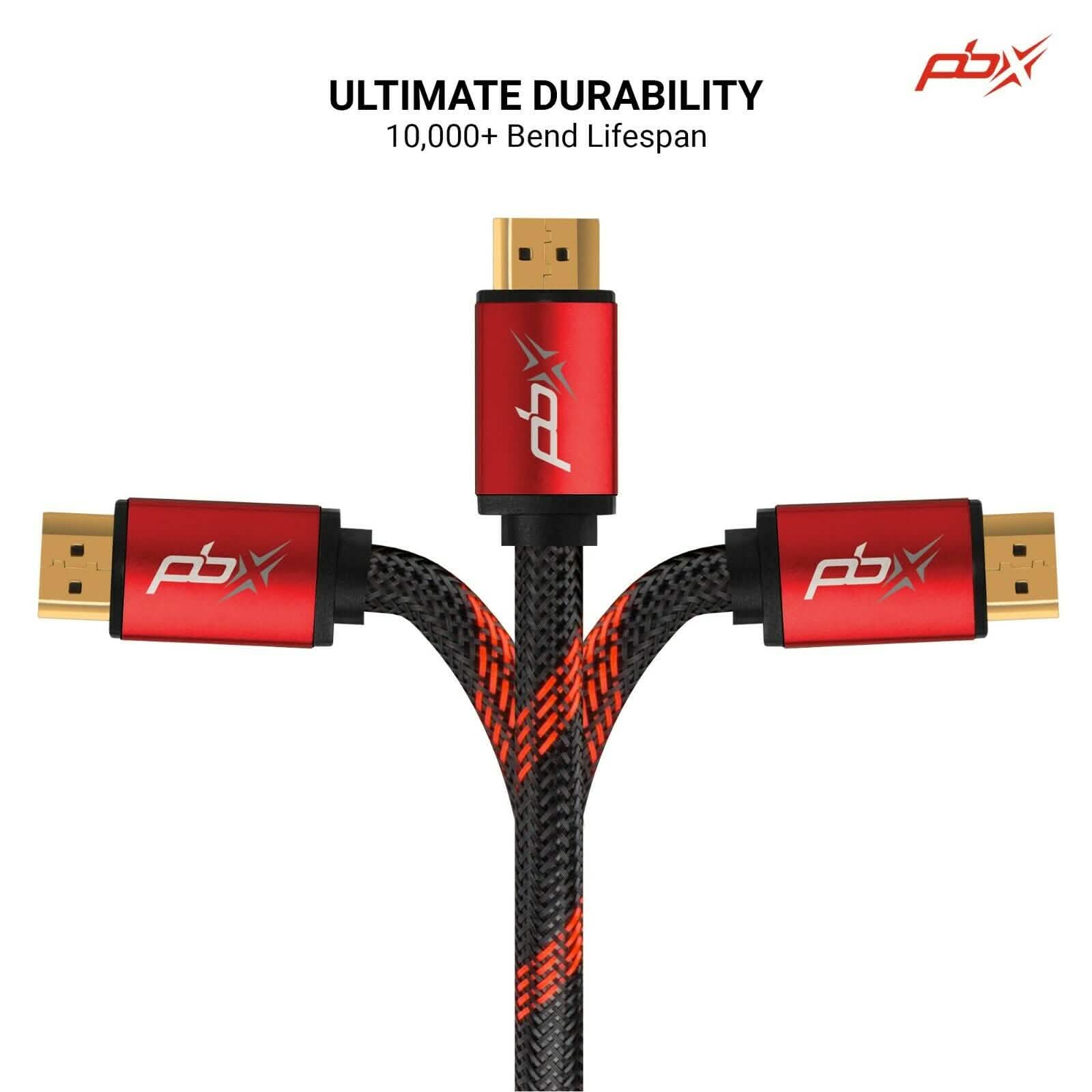 PBX 4K HDMI 2.0 Cable High Speed 18Gbps Braided Cord DailySale