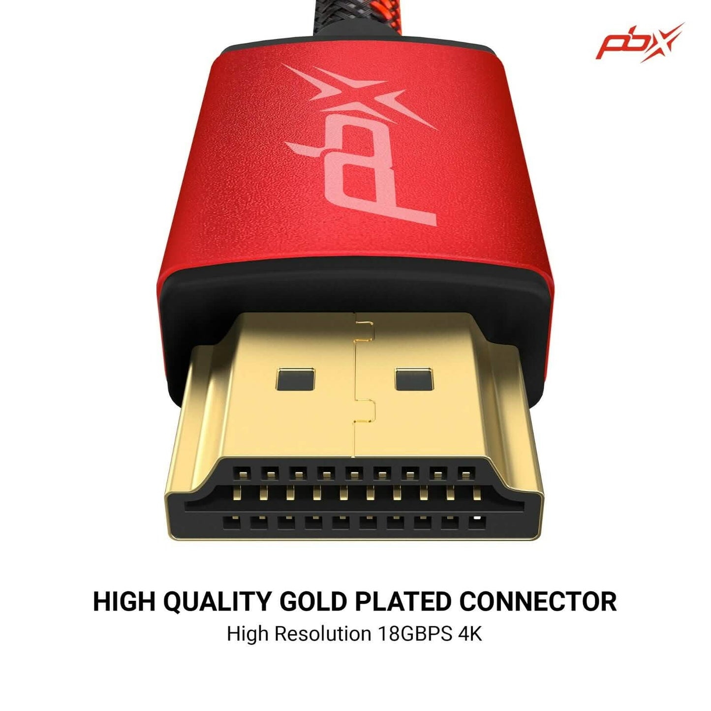 PBX 4K HDMI 2.0 Cable High Speed 18Gbps Braided Cord DailySale