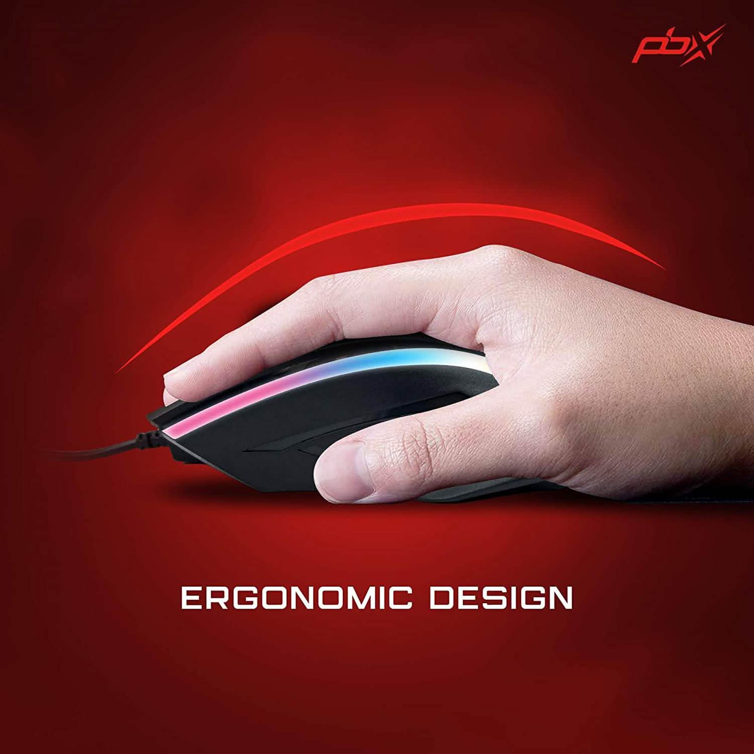 PBX Soldier Wired Gaming Mouse with 4 Optimized Buttons, 3 Levels of DPI DailySale