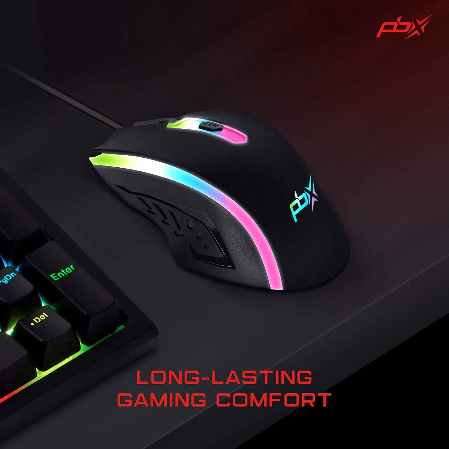 PBX Soldier Wired Gaming Mouse with 4 Optimized Buttons, 3 Levels of DPI DailySale