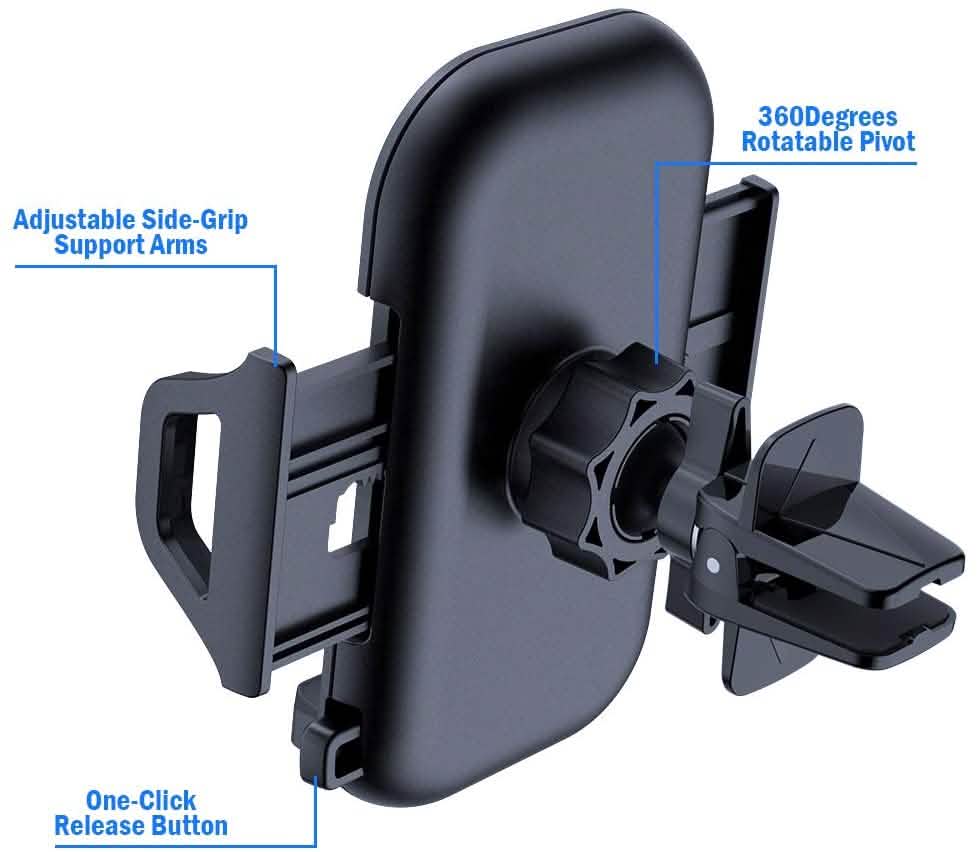 Pellet Air Vent Car Phone Holder DailySale