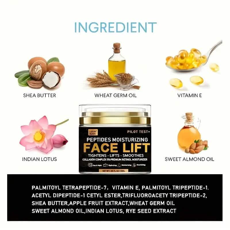Peptides Face Lift Cream - Deeply Moisturizing, Firming and Lifting Skin DailySale