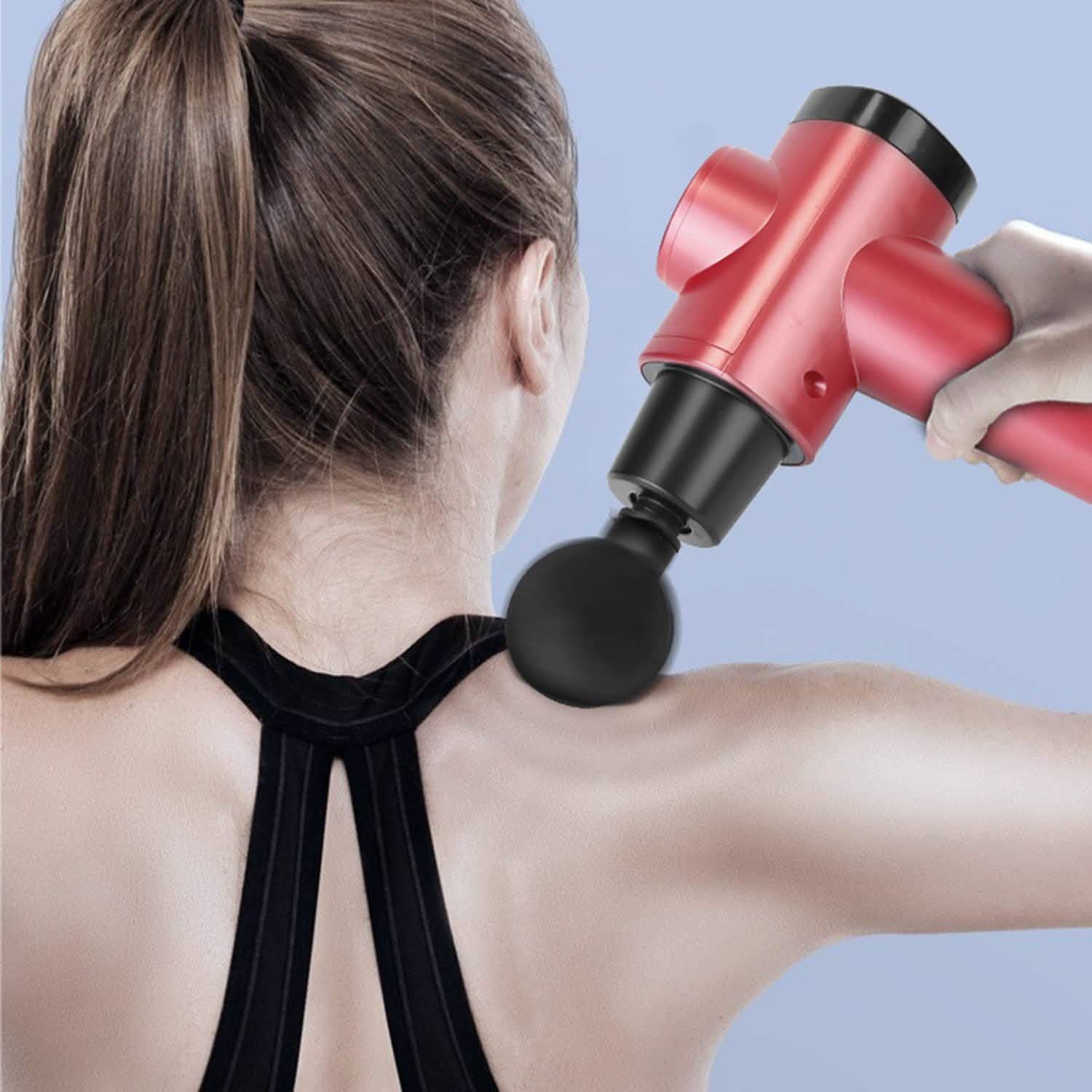 Percussion Digital Display Rechargeable Deep Tissue Vibration Massage Gun DailySale