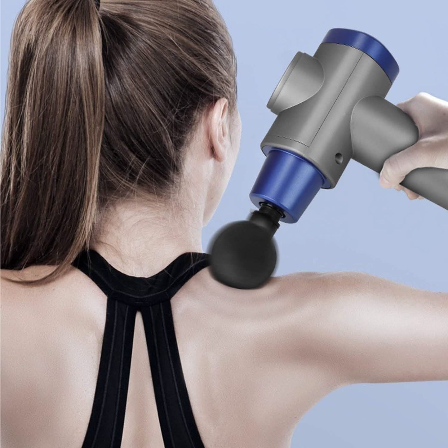 Percussion Digital Display Rechargeable Deep Tissue Vibration Massage Gun DailySale