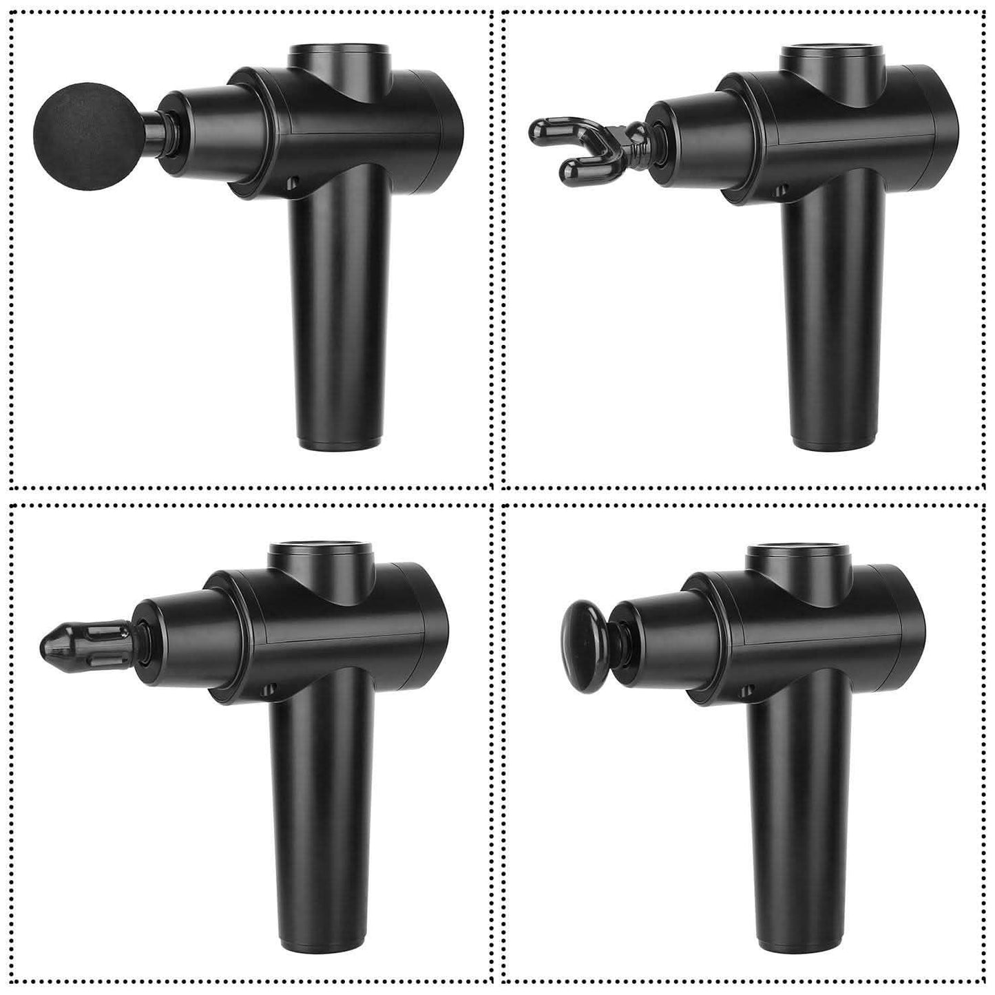 Percussion Digital Display Rechargeable Deep Tissue Vibration Massage Gun DailySale