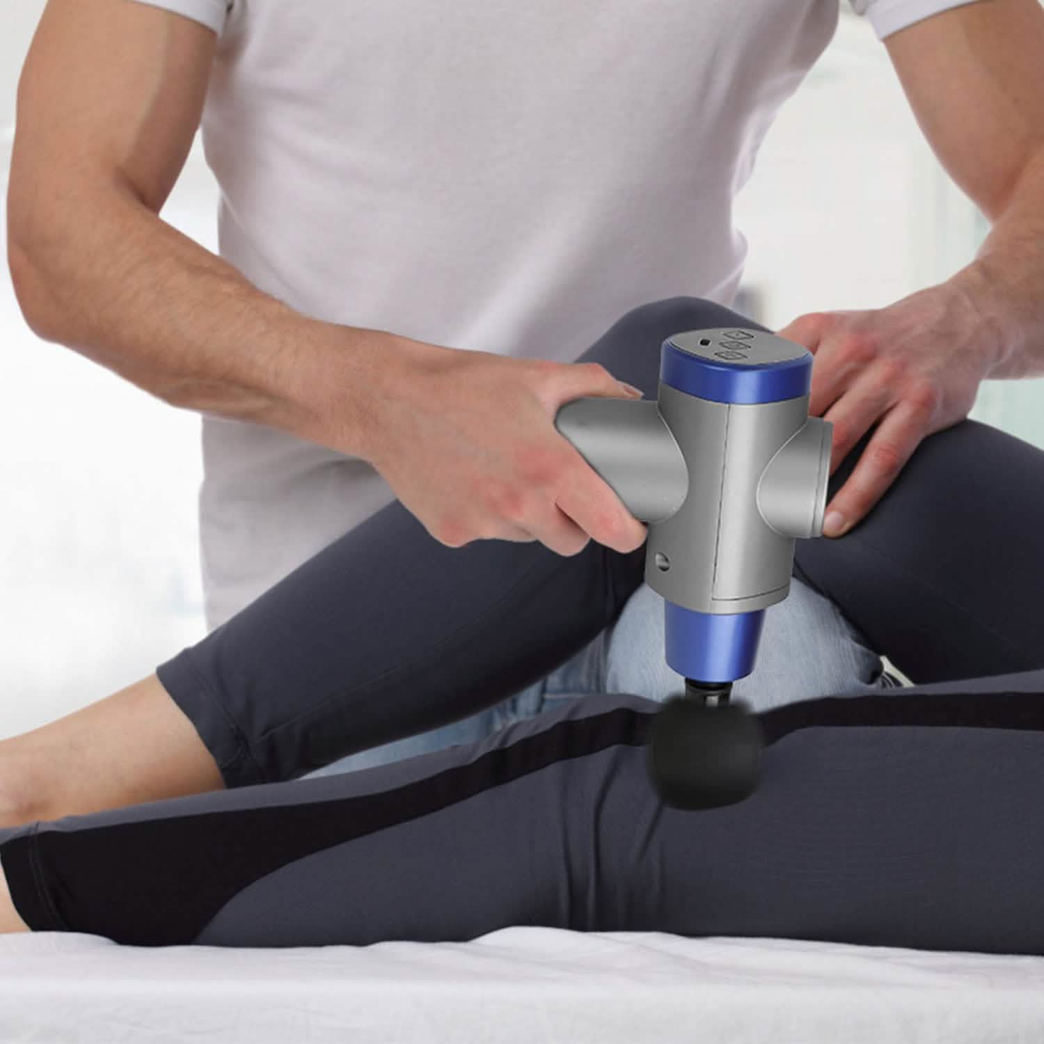 Percussion Digital Display Rechargeable Deep Tissue Vibration Massage Gun DailySale