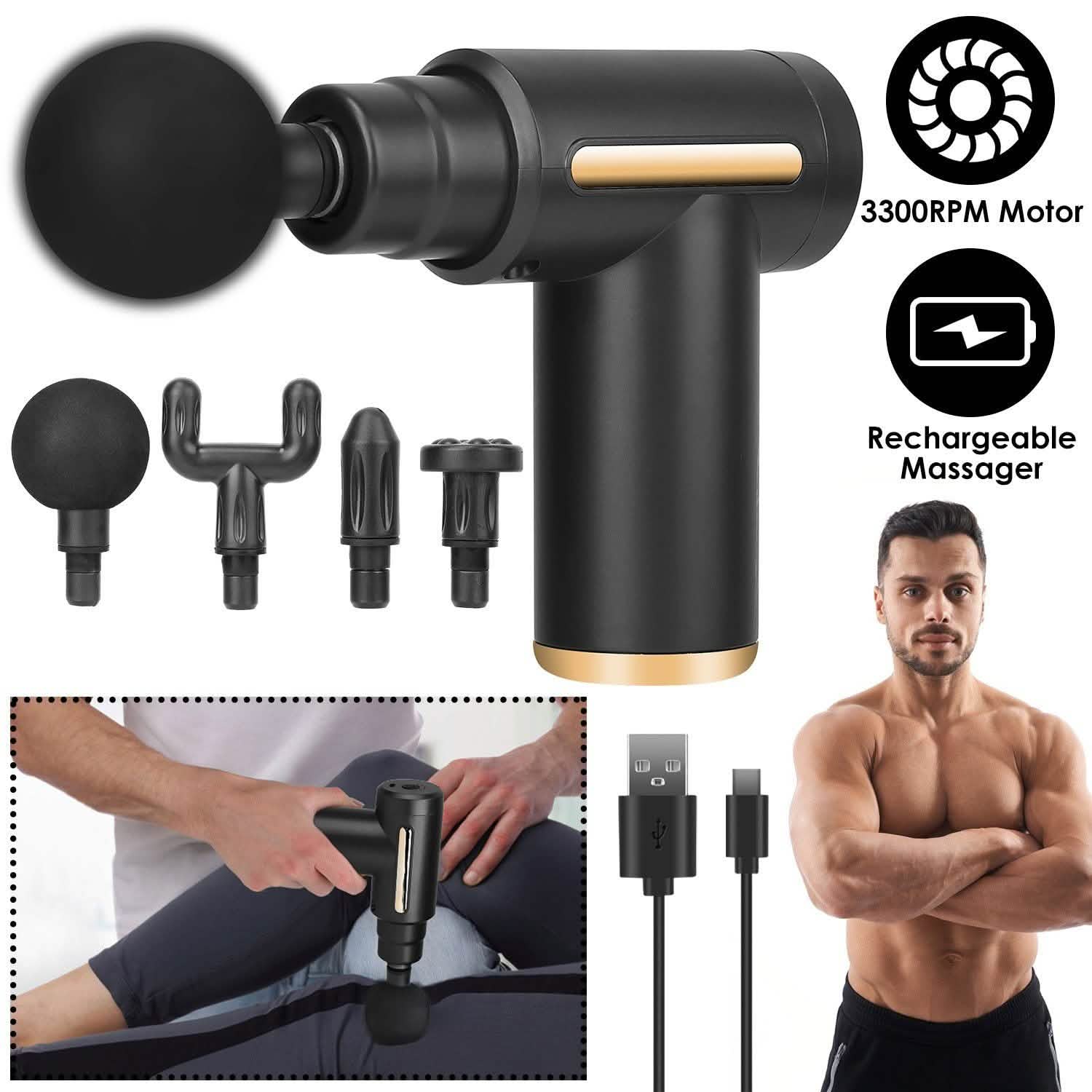 Percussion Rechargeable Massage Gun DailySale