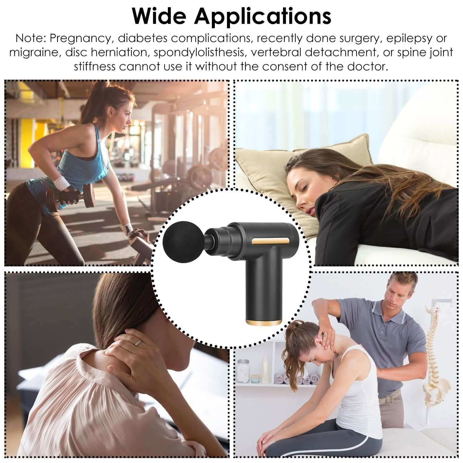 Percussion Rechargeable Massage Gun DailySale