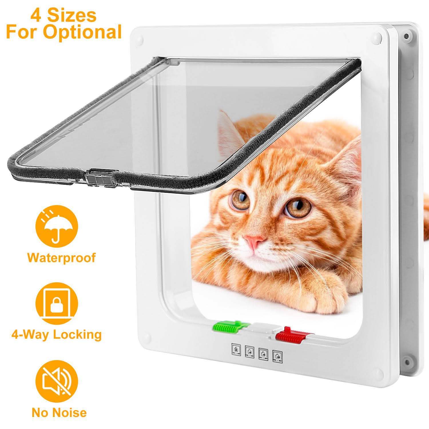 Pet 4 Way Locking Quiet Flap Door DailySale