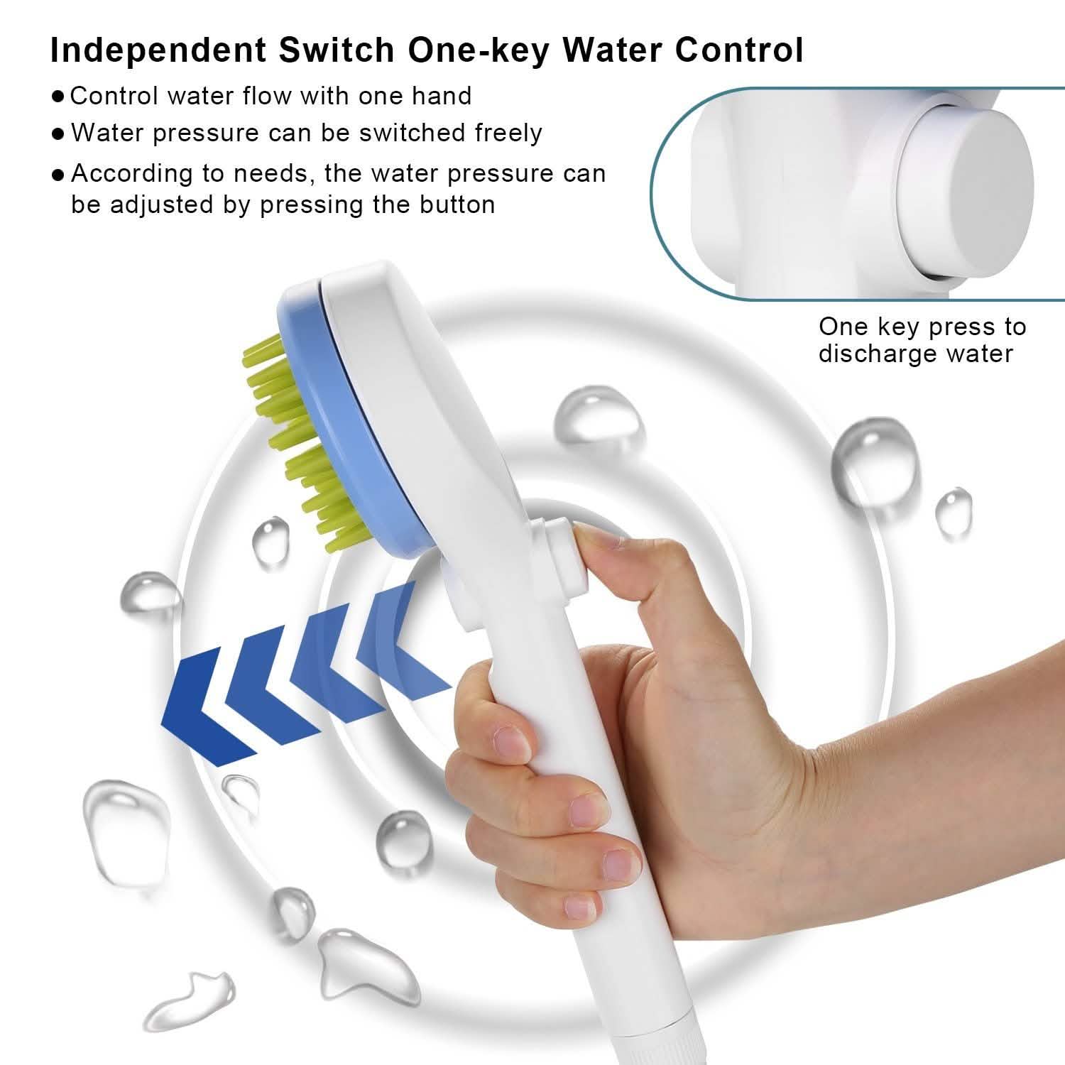 Pet Massage Shower Sprayer with Towel DailySale