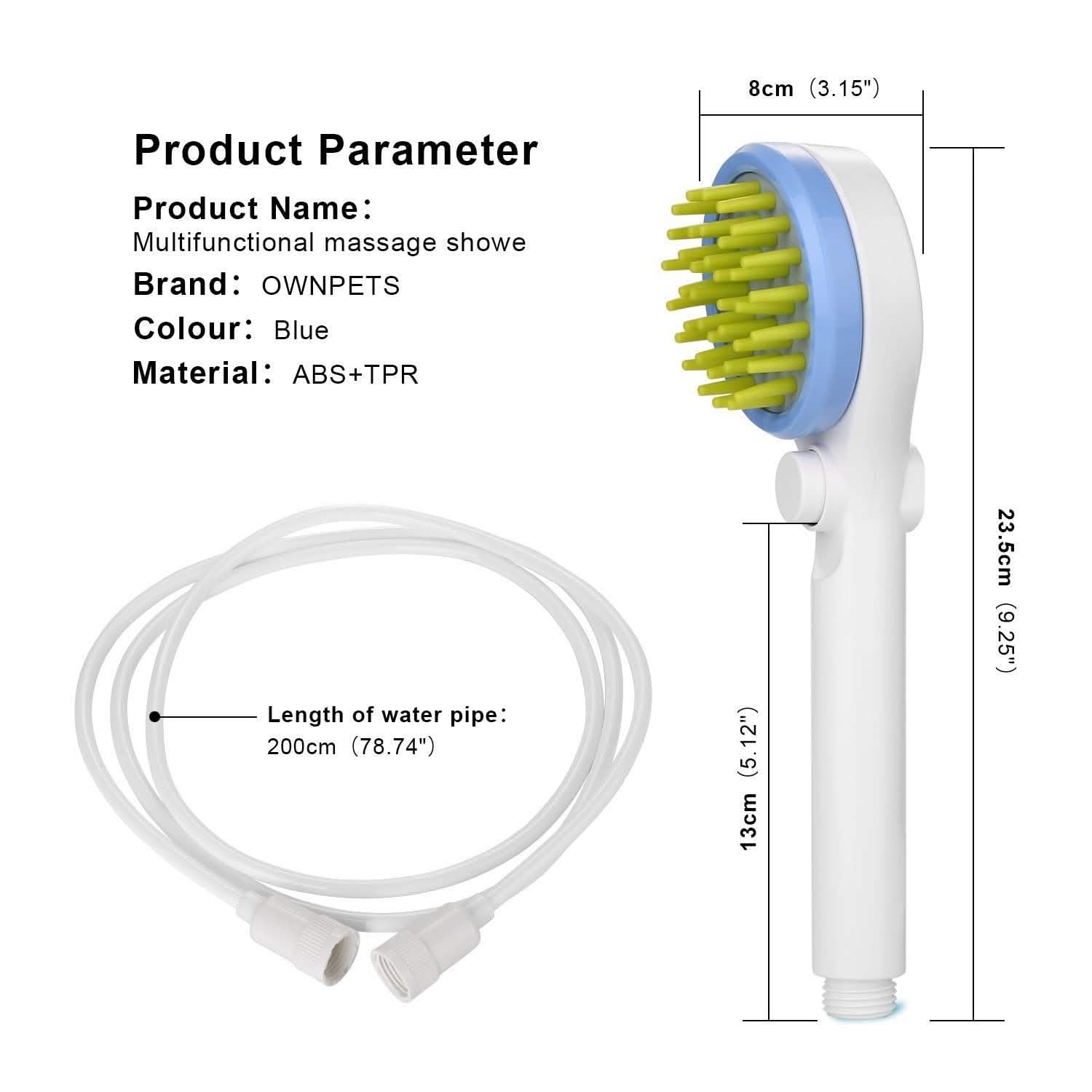Pet Massage Shower Sprayer with Towel DailySale