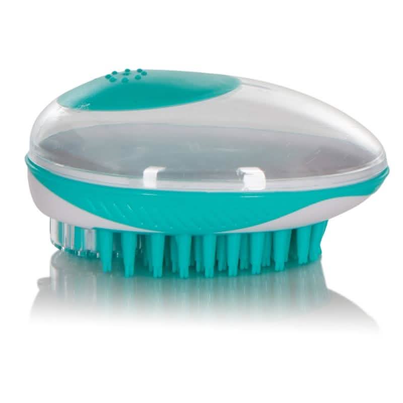 Pet Shampoo Dispensing Grooming Massage Brush DailySale