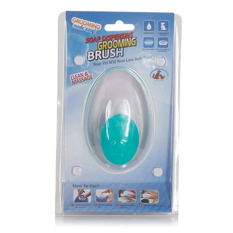 Pet Shampoo Dispensing Grooming Massage Brush DailySale
