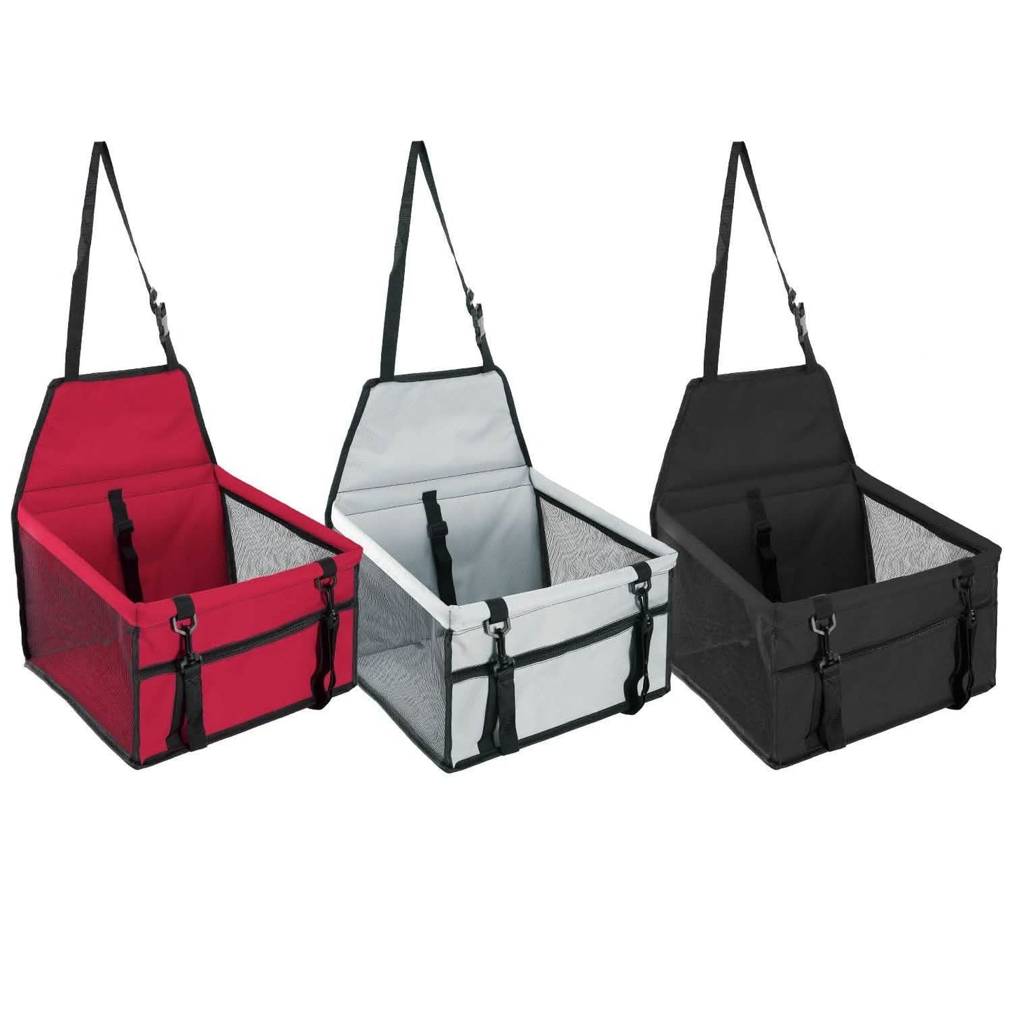 Pet Travel Carrier with Clip-On Safety Leash Zipper Storage Pocket for Pets up to 20lbs DailySale