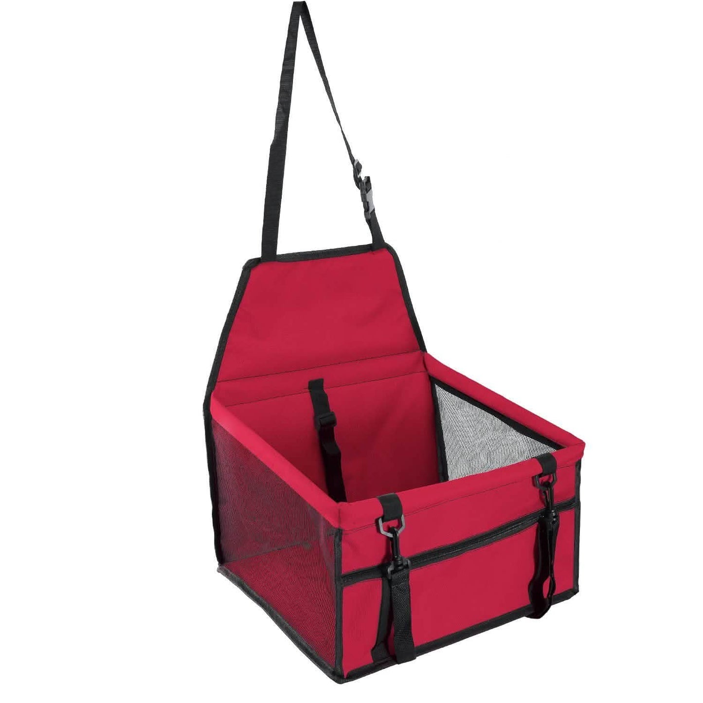 Pet Travel Carrier with Clip-On Safety Leash Zipper Storage Pocket for Pets up to 20lbs DailySale
