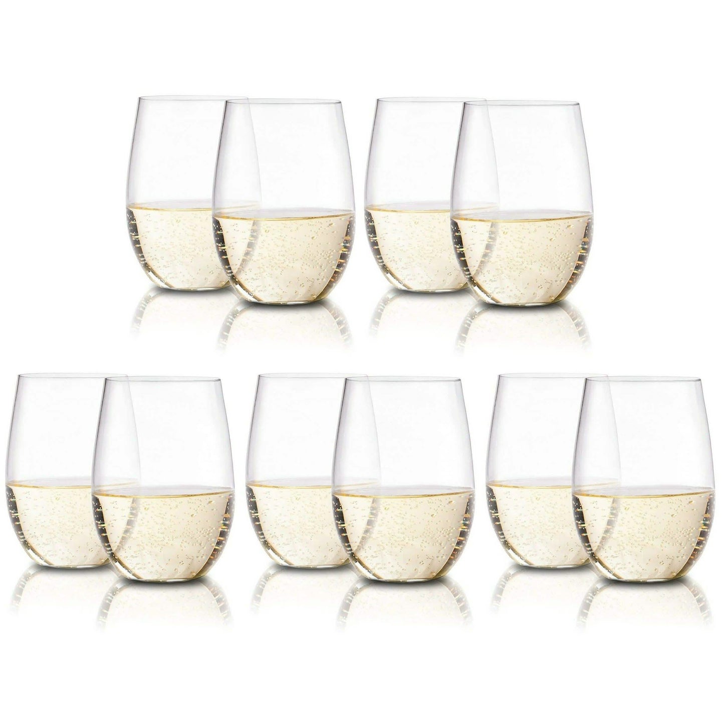 Plastic Stemless Wine Glasses by En Soiree DailySale