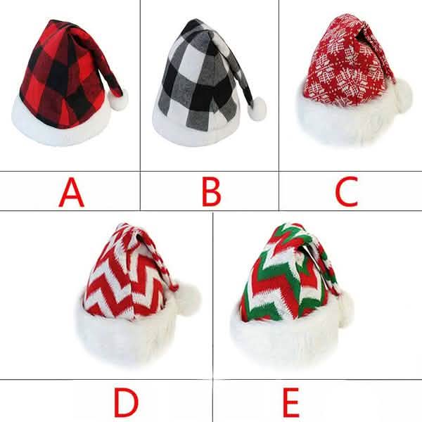 Plush Knitted Christmas Hat DailySale