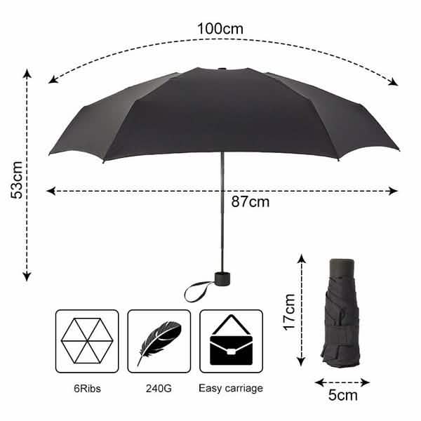 Pocket Folding Umbrella DailySale