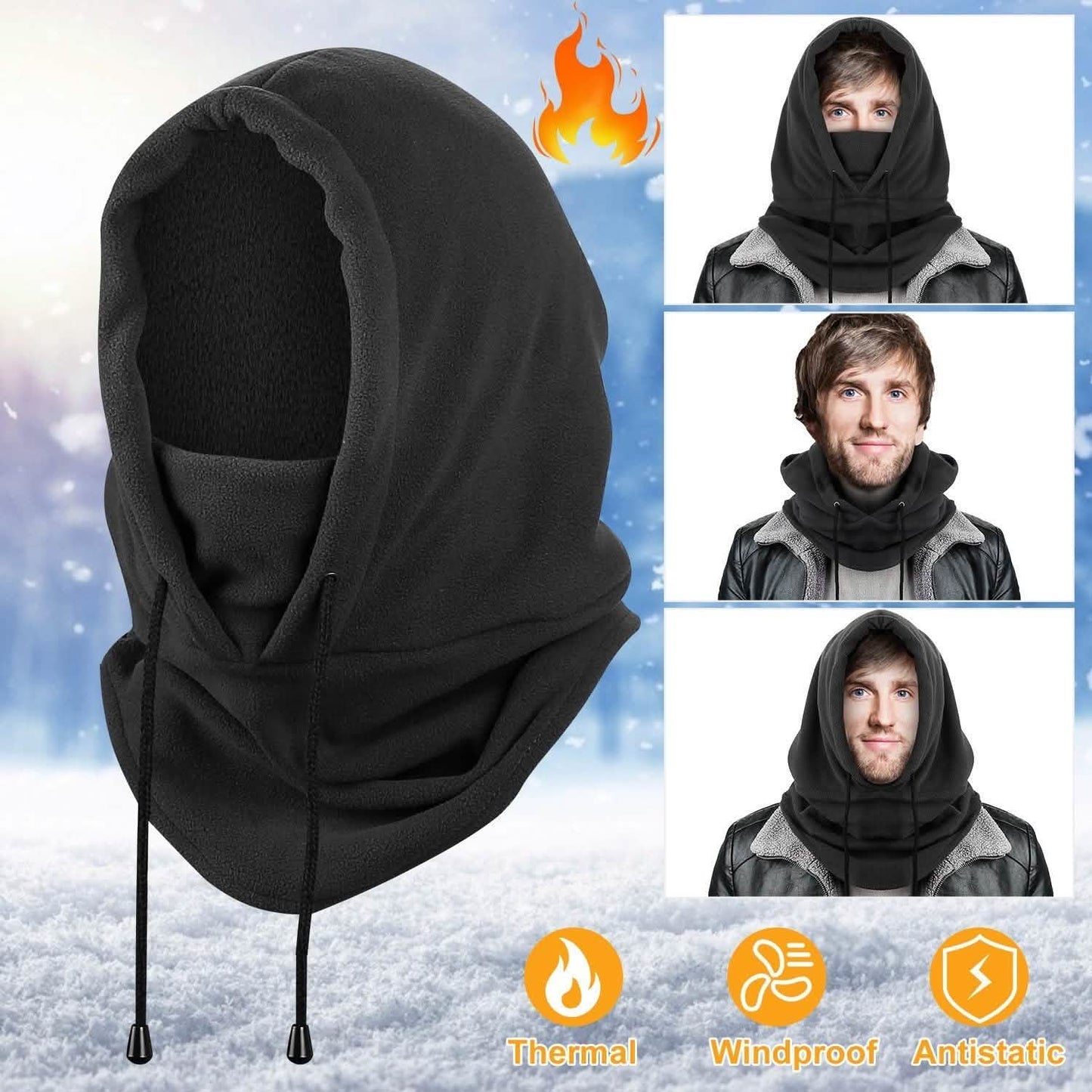 Polar Fleece Ski Mask Winter Thermal Balaclava Hat DailySale