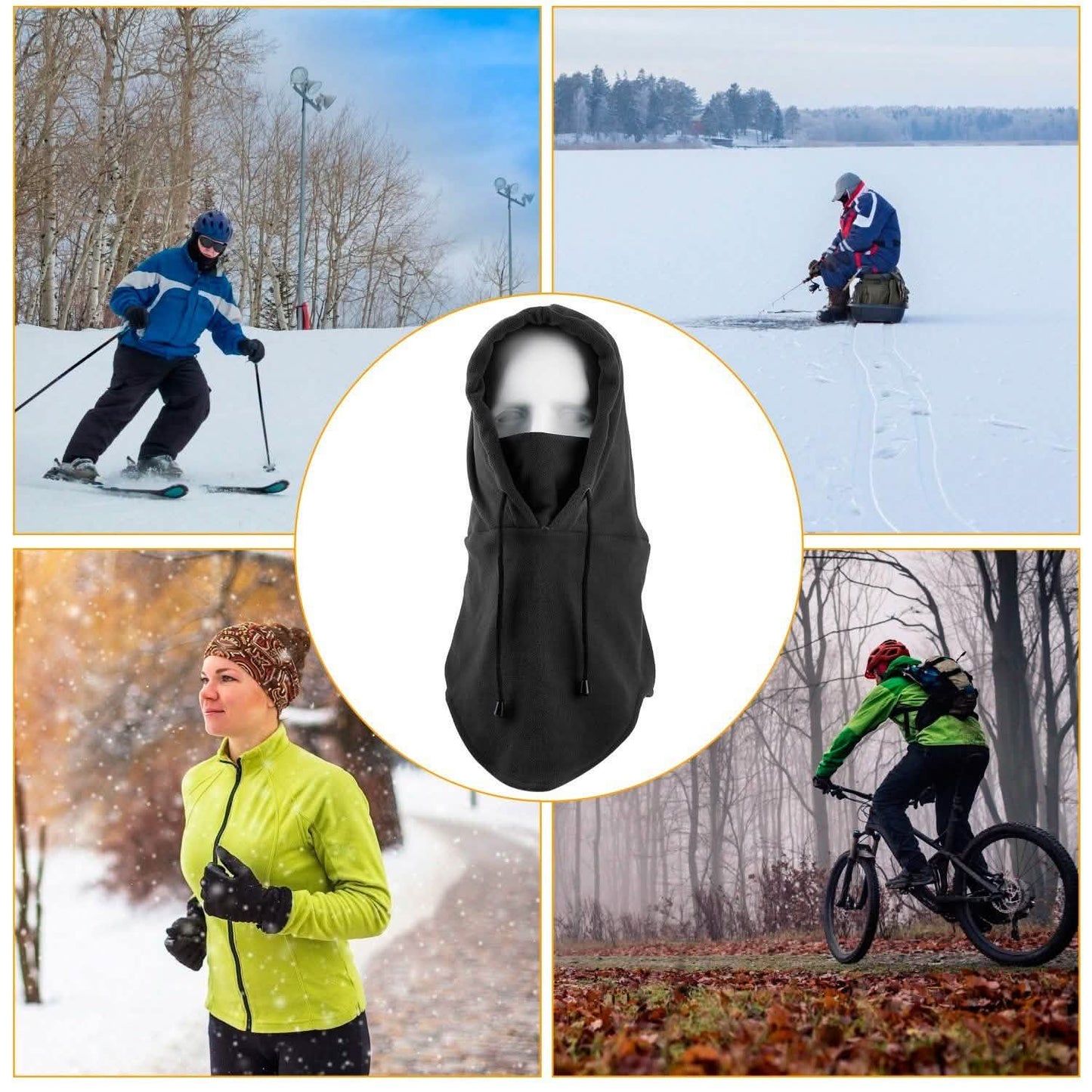 Polar Fleece Ski Mask Winter Thermal Balaclava Hat DailySale