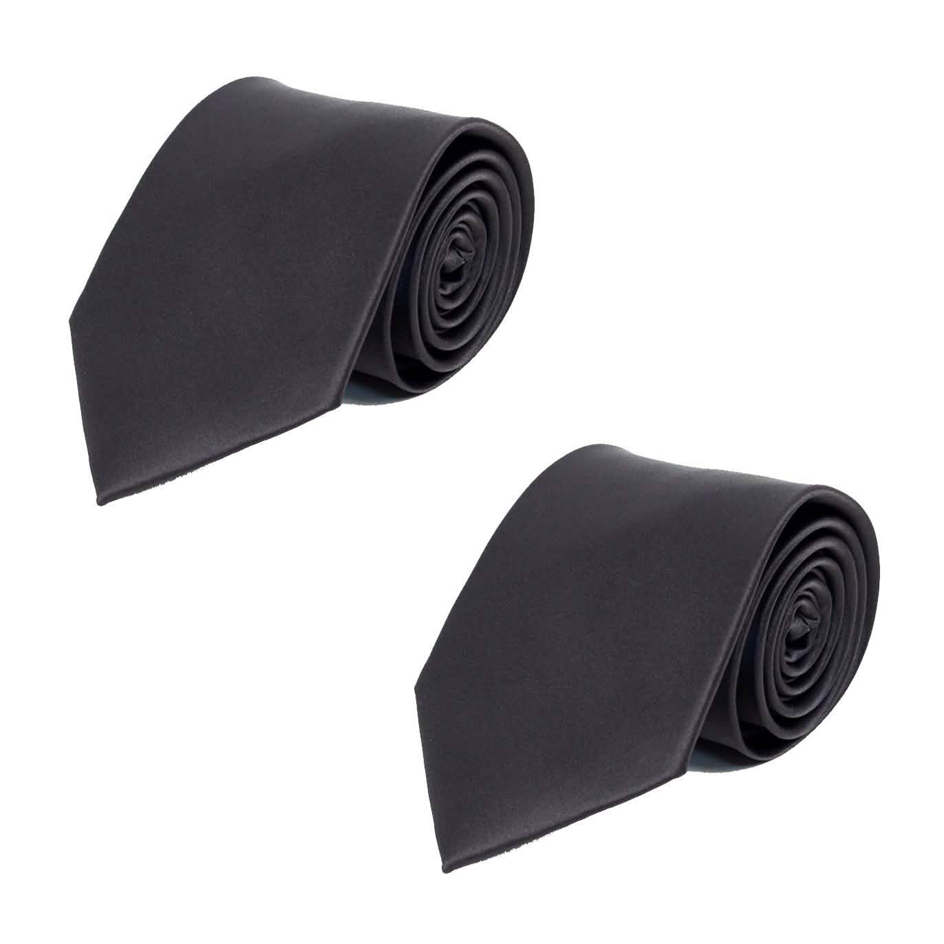 Poly Solid Satin Tie DailySale