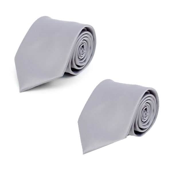 Poly Solid Satin Tie DailySale