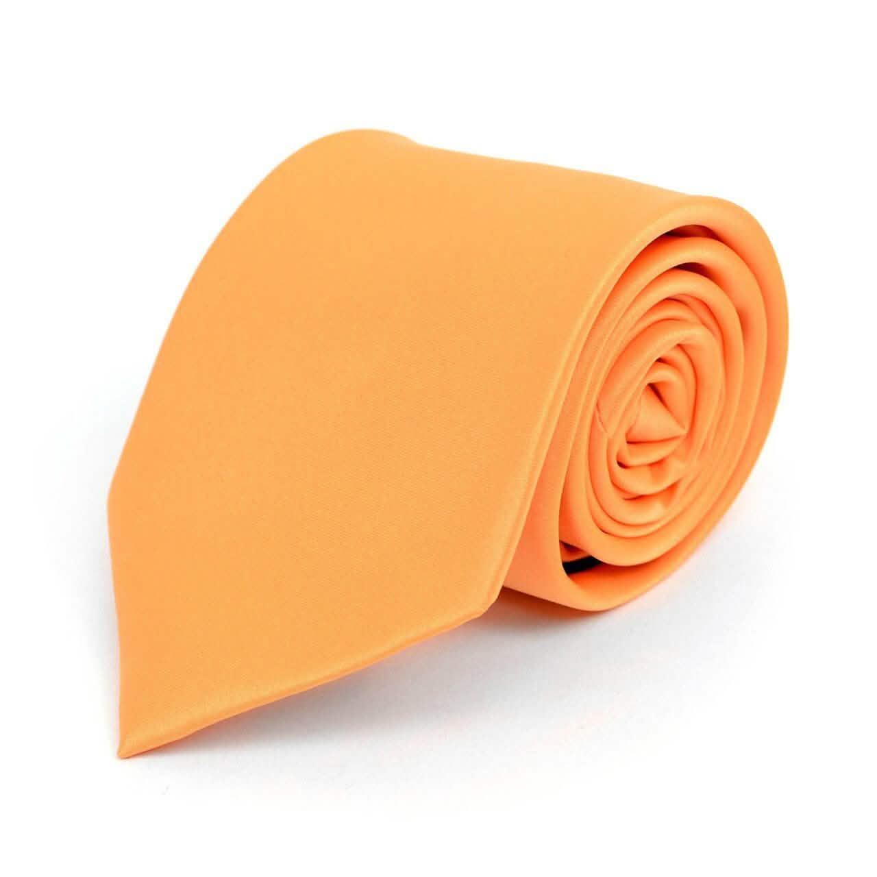Poly Solid Satin Tie DailySale