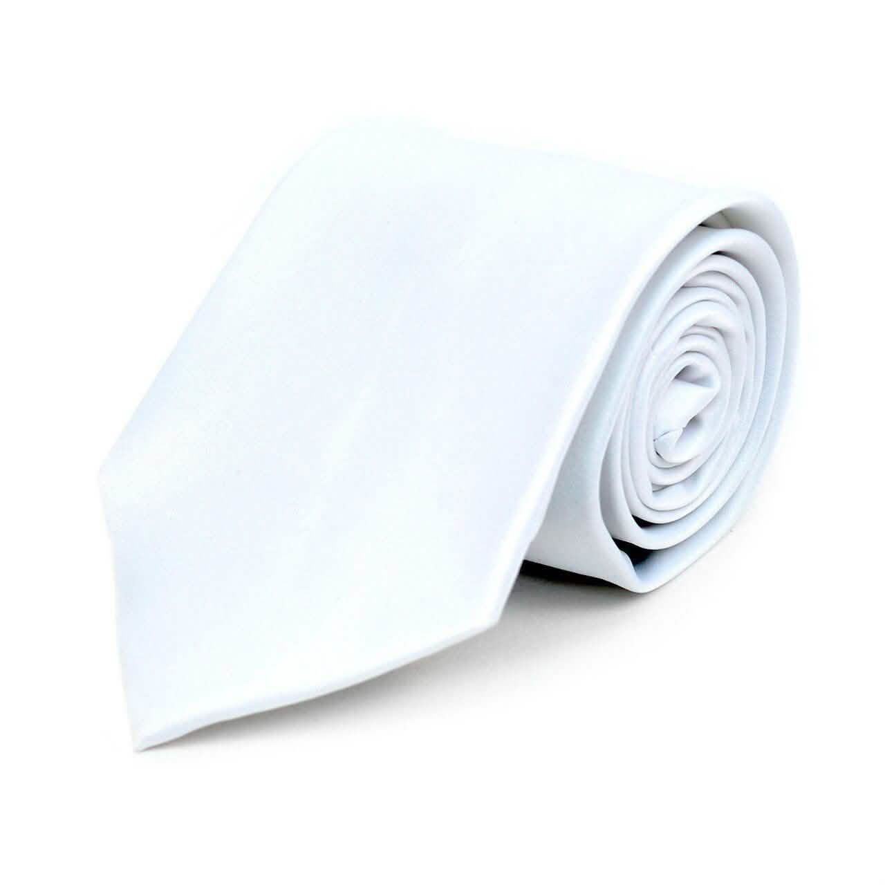 Poly Solid Satin Tie DailySale