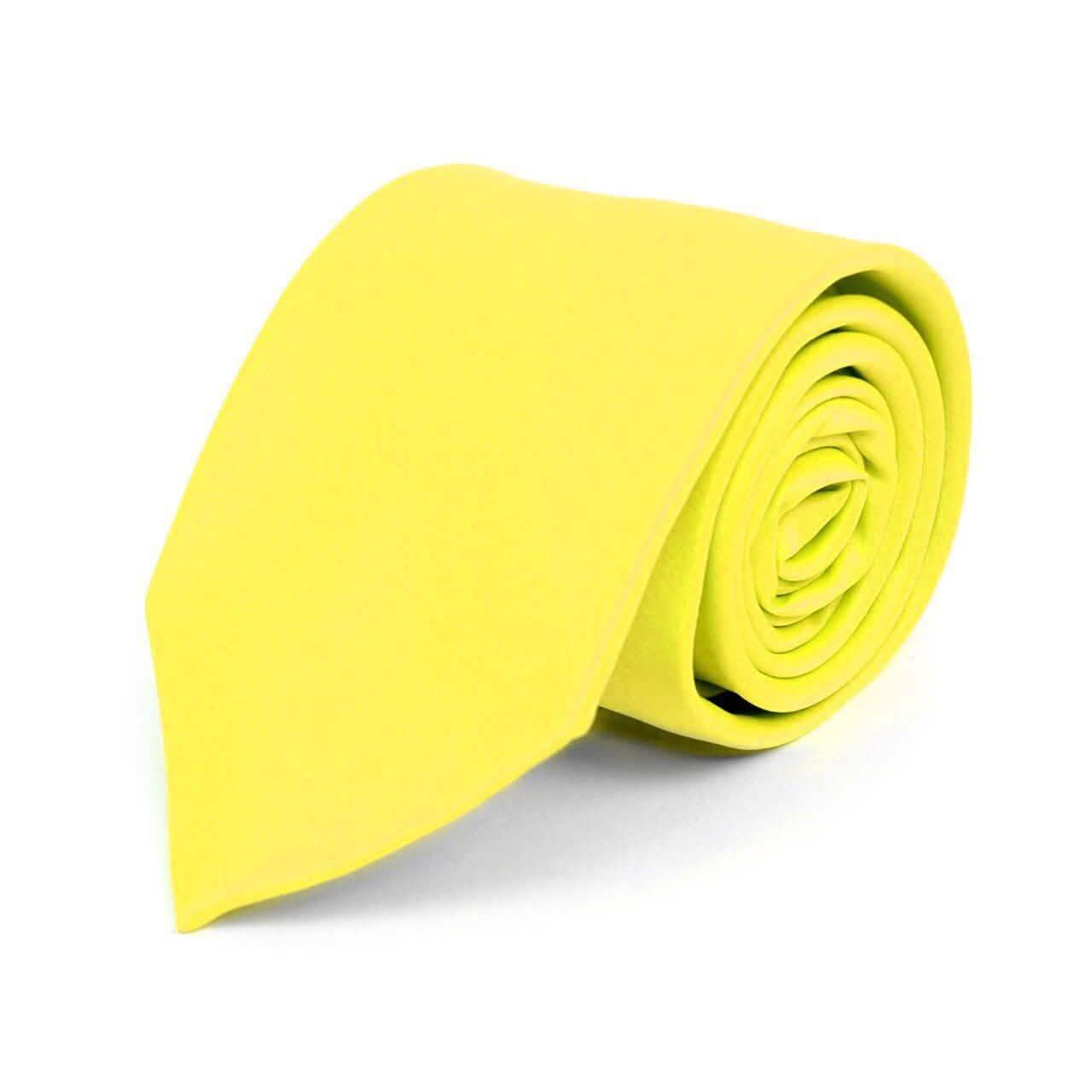 Poly Solid Satin Tie DailySale