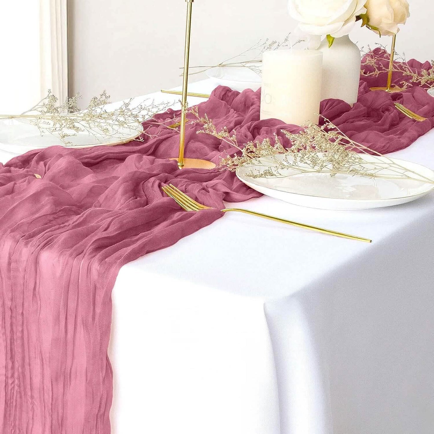 Polyester Crinkle Table Runner DailySale
