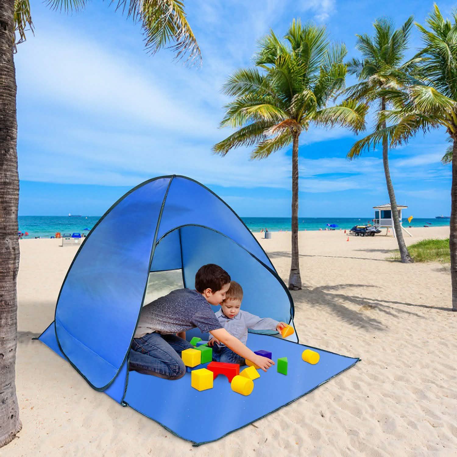 Pop Up Beach Tent Sun Shade Shelter DailySale