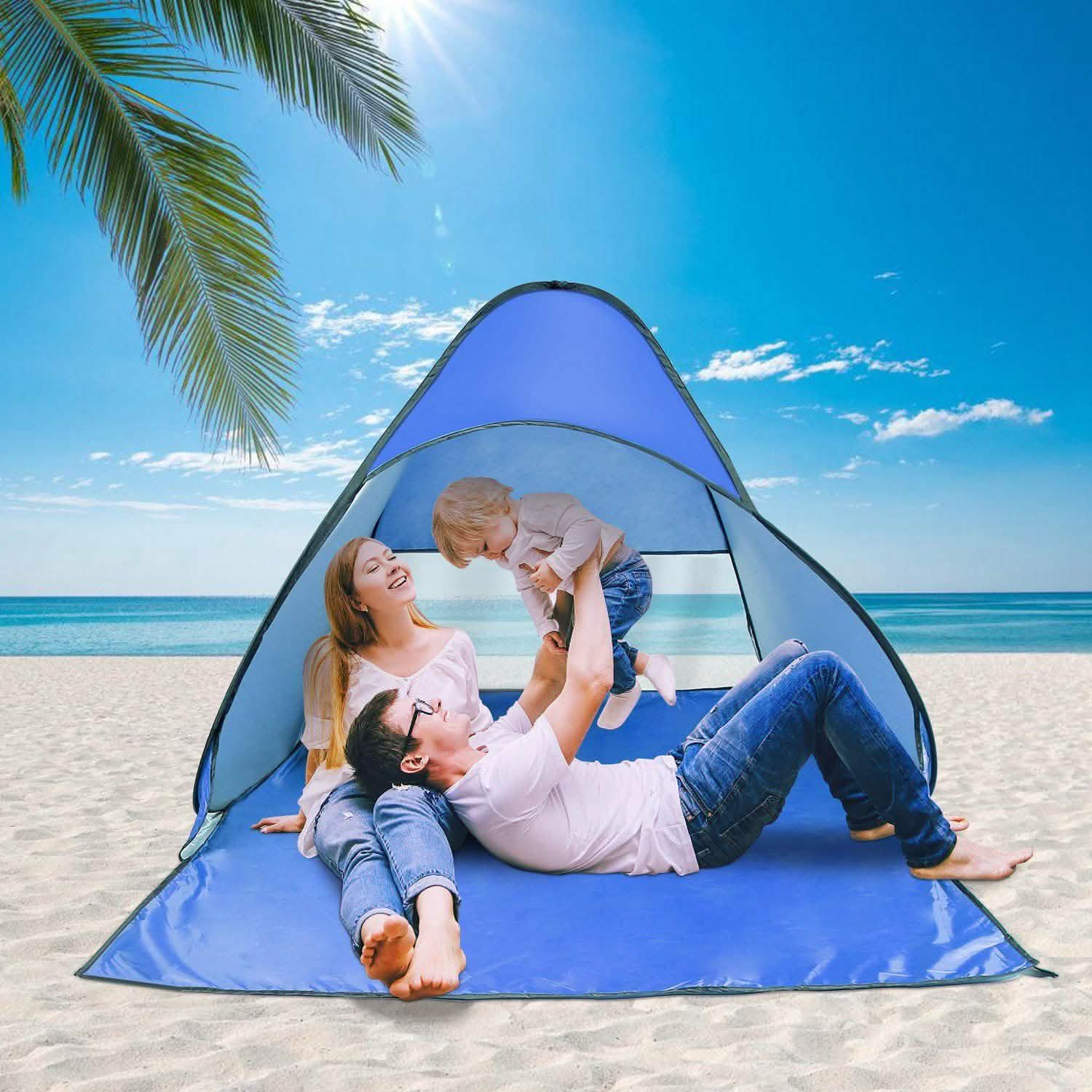 Pop Up Beach Tent Sun Shade Shelter DailySale