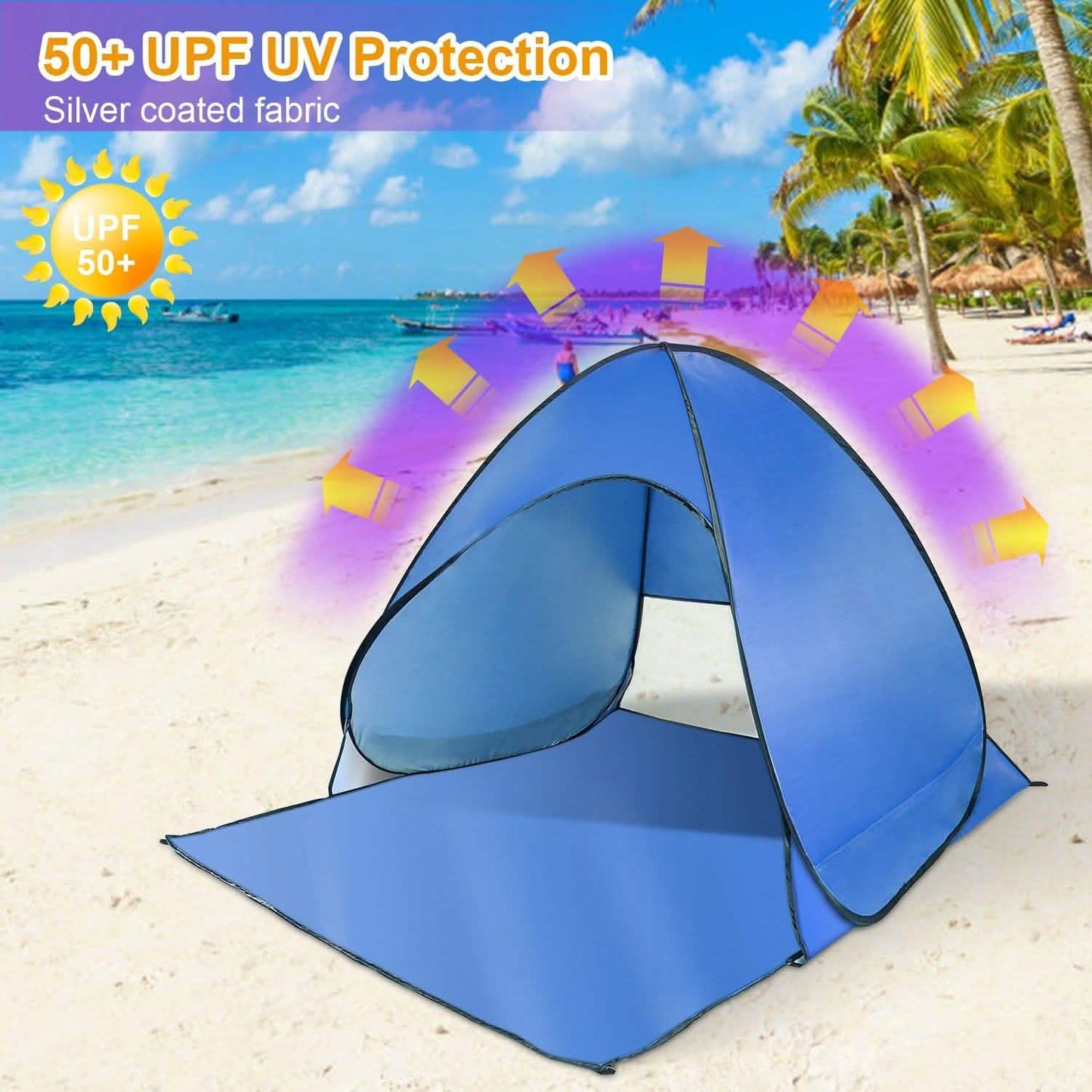Pop Up Beach Tent Sun Shade Shelter DailySale