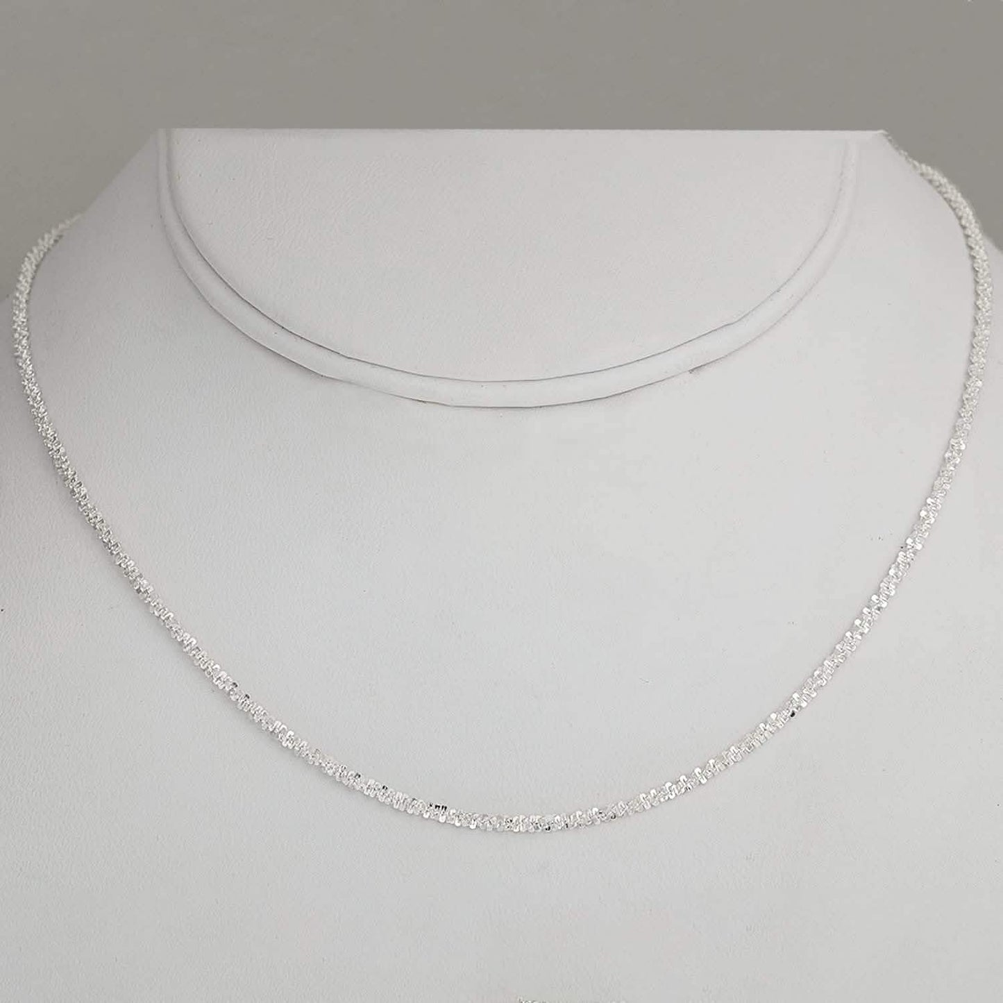 Pori Jewelers 925 Sterling Silver 2MM Twisted ROC Chain Necklace DailySale