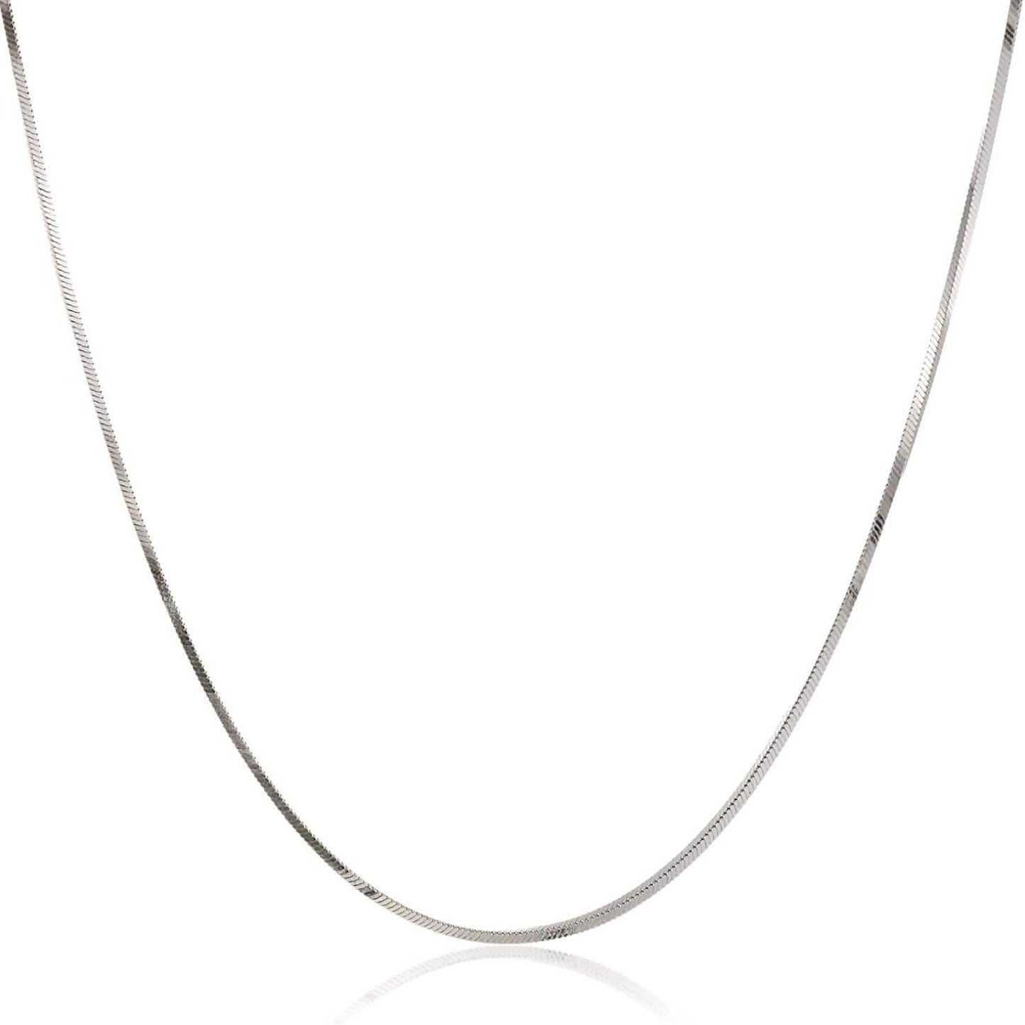 Pori Jewelers .925 Sterling Silver .7MM Magic 8 Sided Italian Snake Chain DailySale