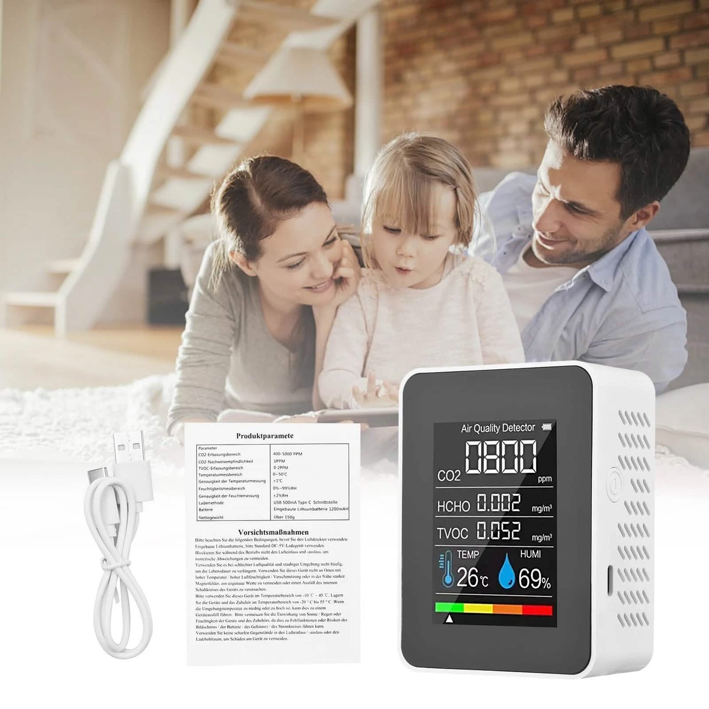 Portable Air Quality Monitor DailySale