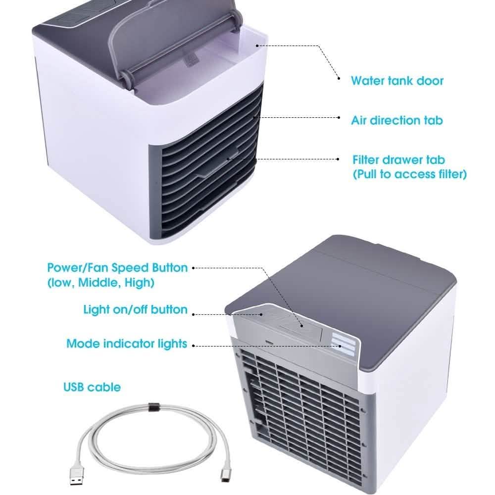Portable Air Space Cooler & Purifier DailySale