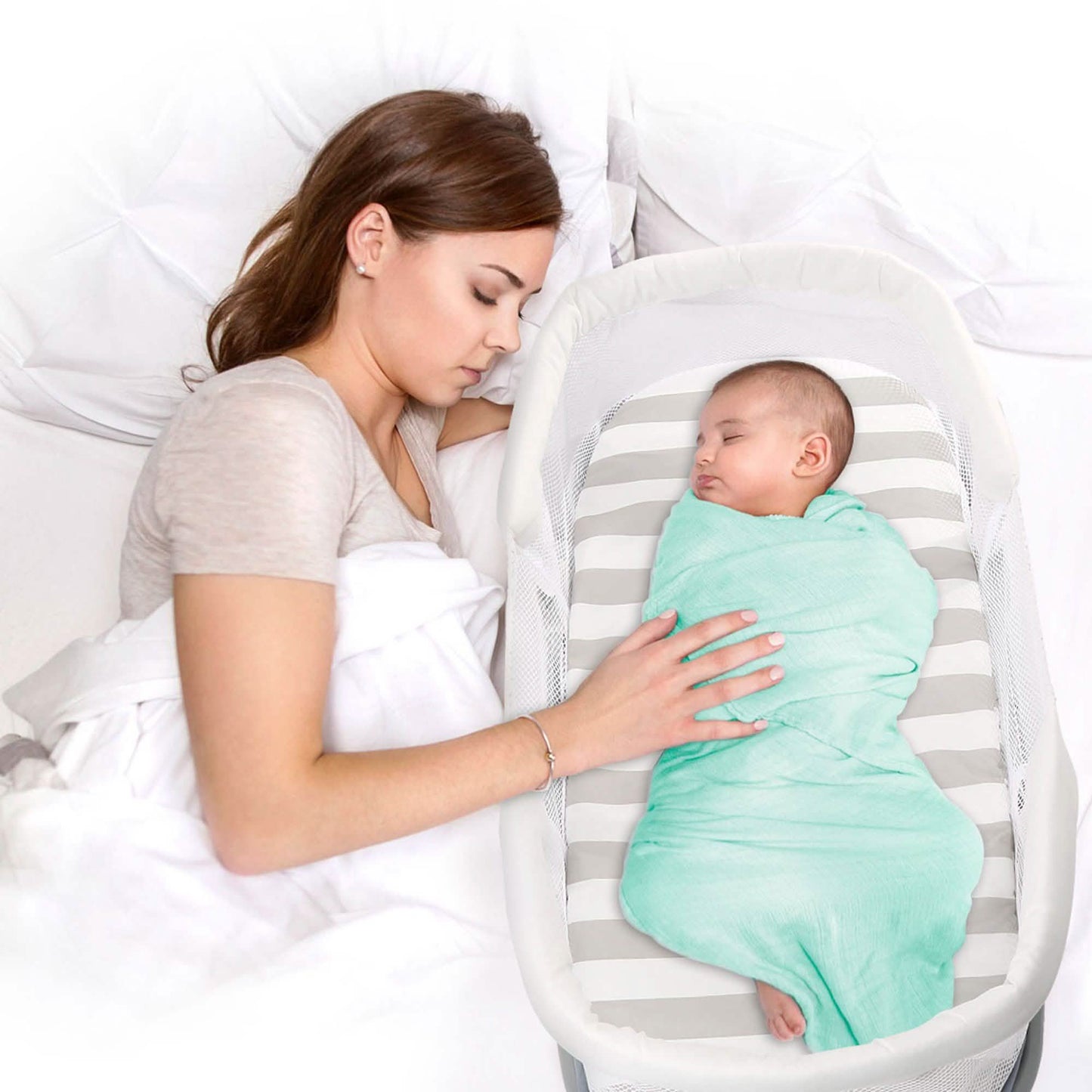 Portable Baby Bedside Lounger Infant Bassinet Sleeping Bed DailySale