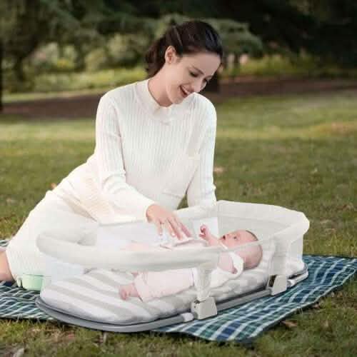 Portable Baby Bedside Lounger Infant Bassinet Sleeping Bed DailySale