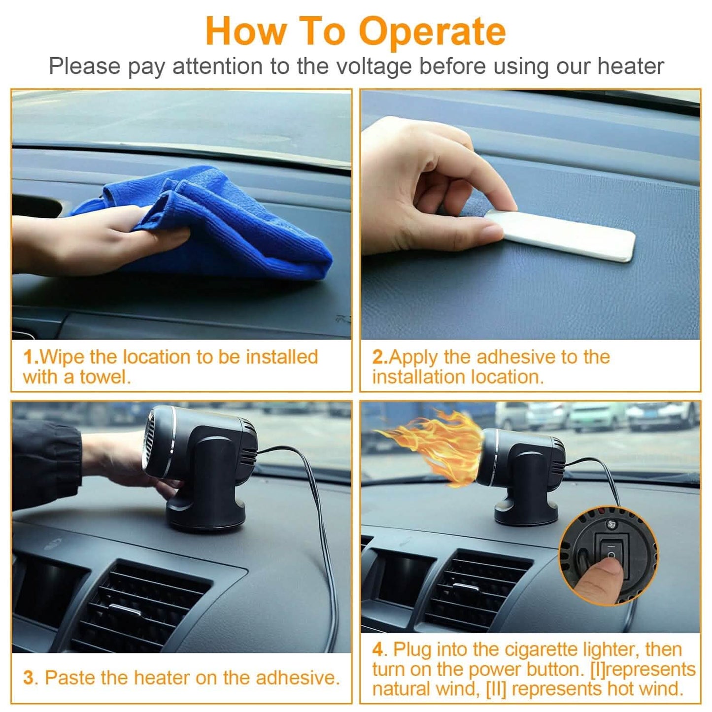 Portable Car Heater 2-in-1 Heating Cooling Fan DailySale