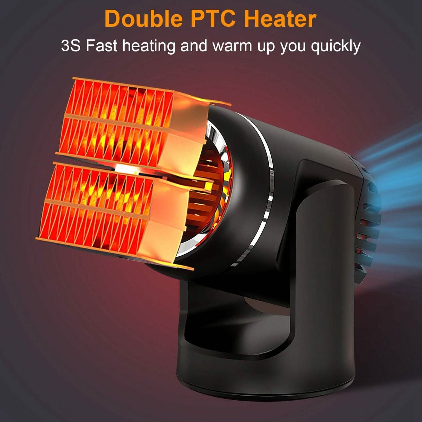 Portable Car Heater 2-in-1 Heating Cooling Fan DailySale