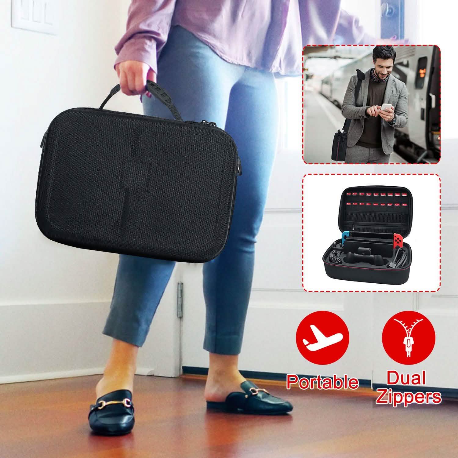 Portable Deluxe Carrying Case for Nintendo Switch DailySale