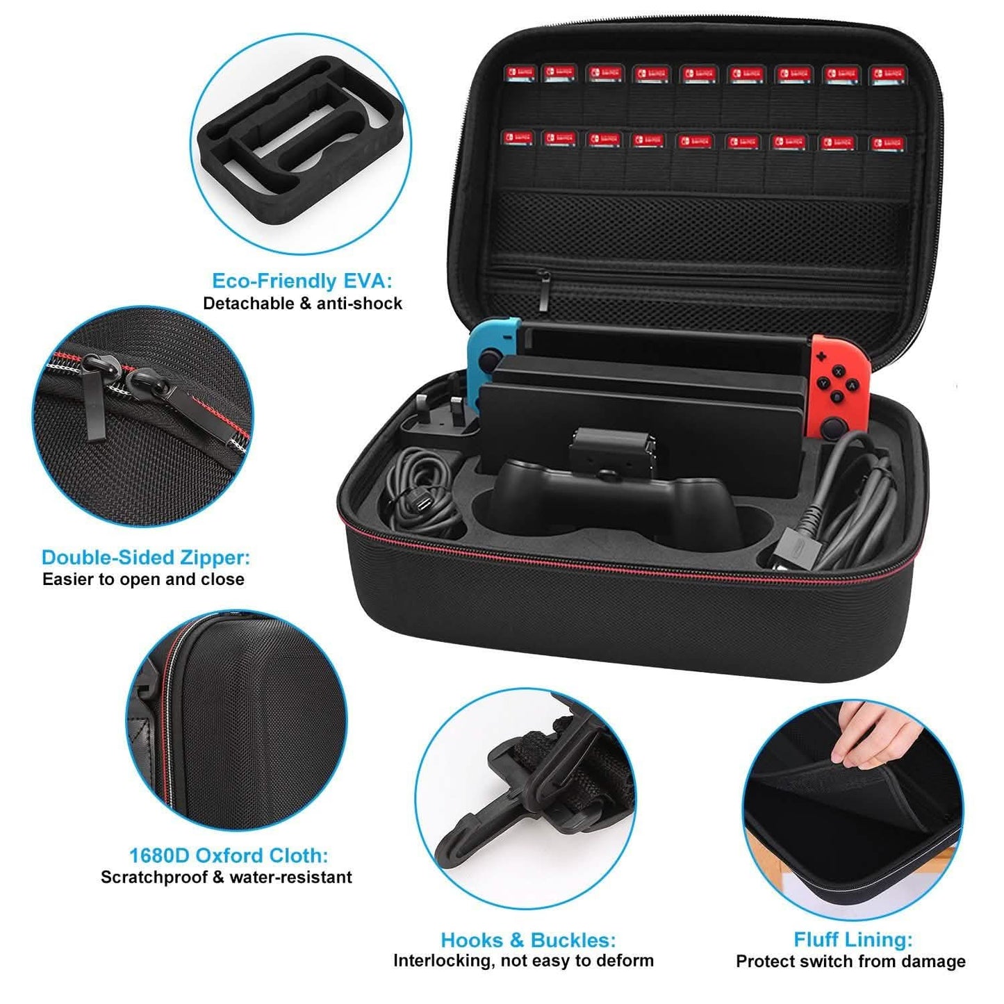 Portable Deluxe Carrying Case for Nintendo Switch DailySale