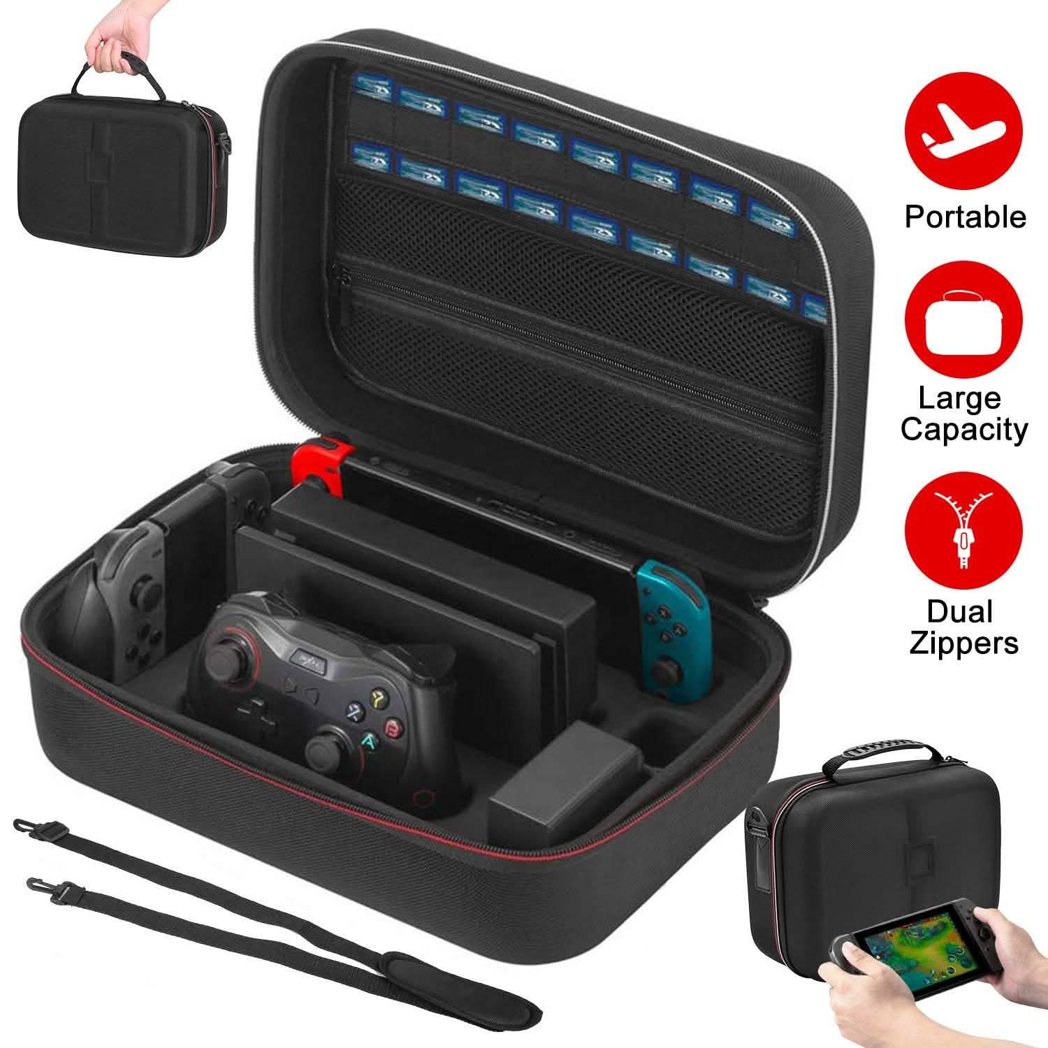 Portable Deluxe Carrying Case for Nintendo Switch DailySale