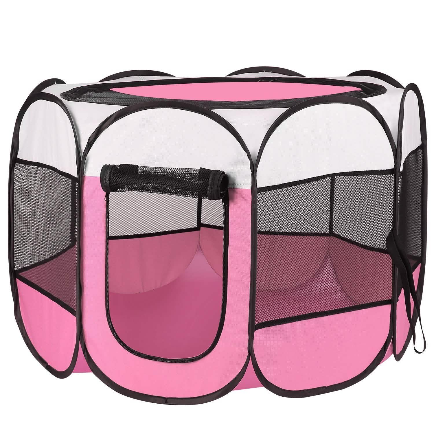 Portable Foldable Pet Playpen For Dogs Cats Other Pets DailySale