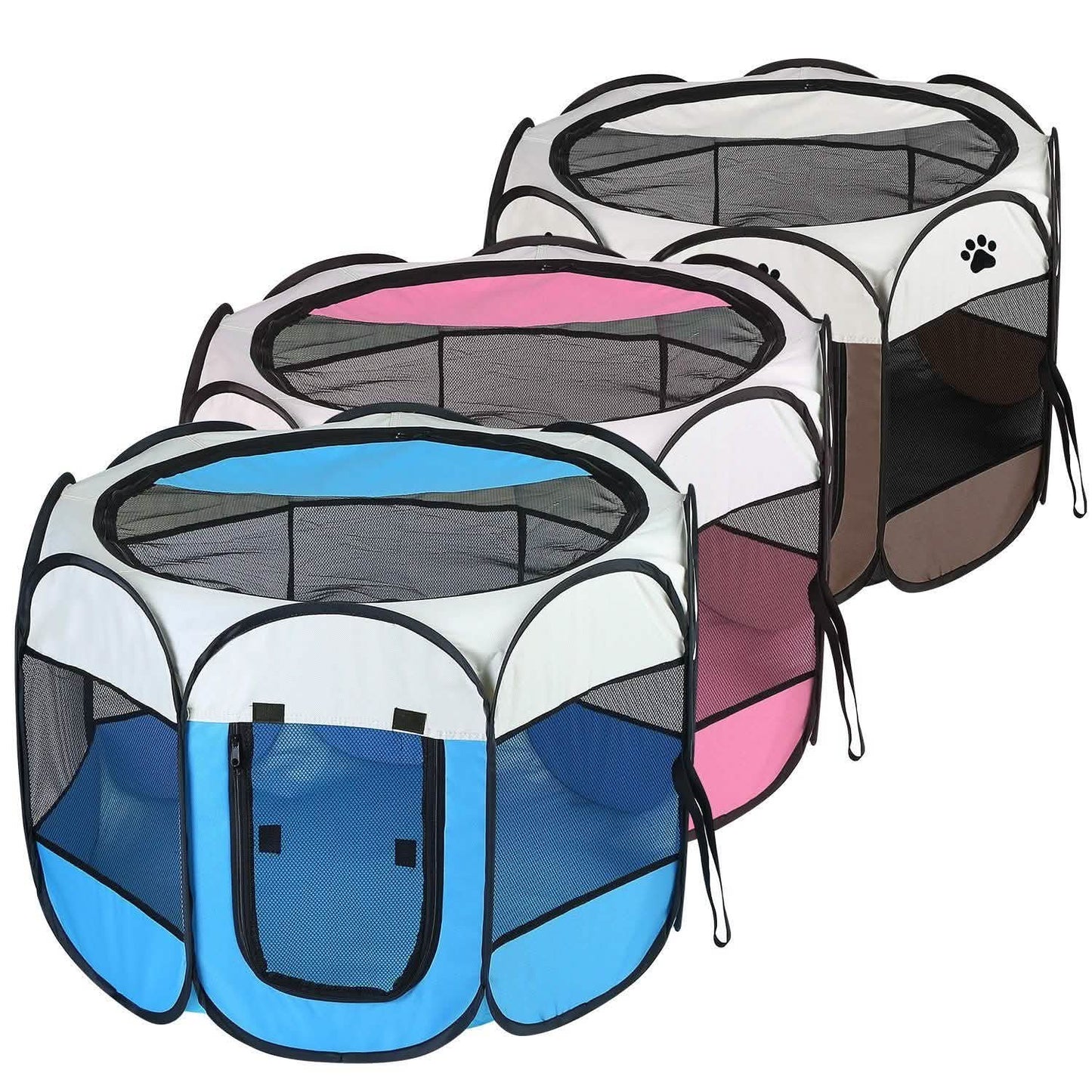 Portable Foldable Pet Playpen For Dogs Cats Other Pets DailySale