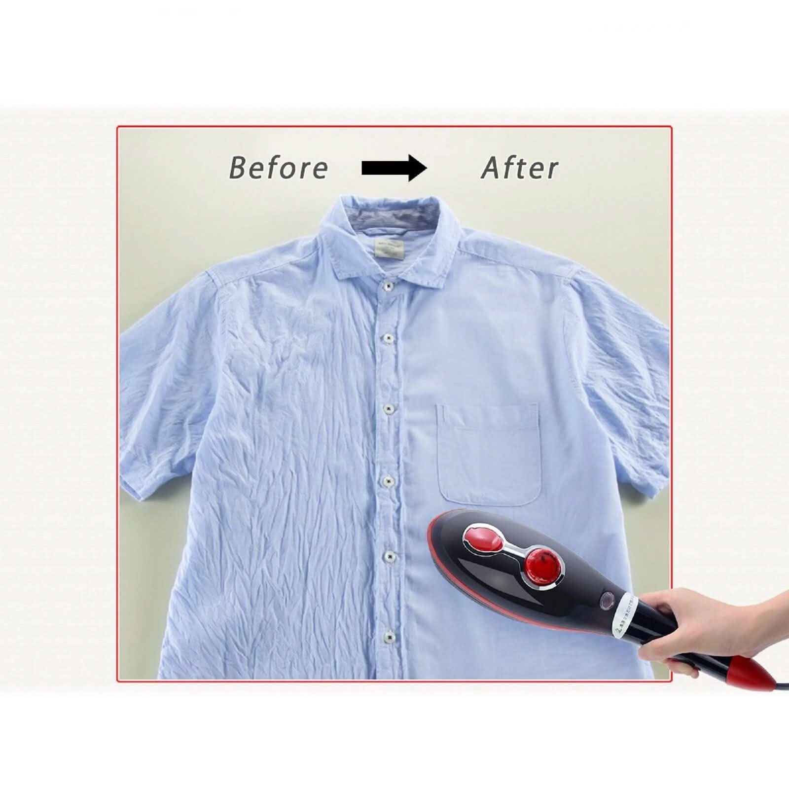 Portable Hand-Held Steam Iron 30s Fast Heating for Home Travel Garment DailySale
