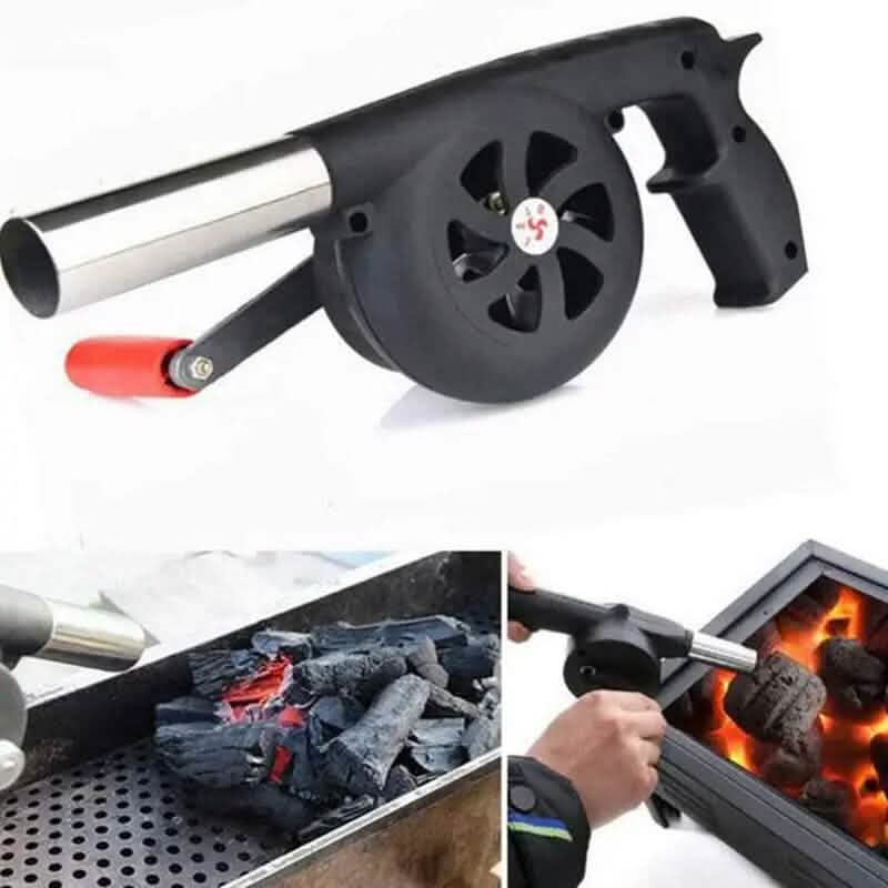 Portable Hand-Operated Blower for BBQ, Camping, and Fire Making DailySale
