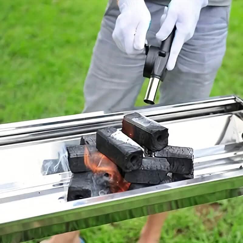 Portable Hand-Operated Blower for BBQ, Camping, and Fire Making DailySale