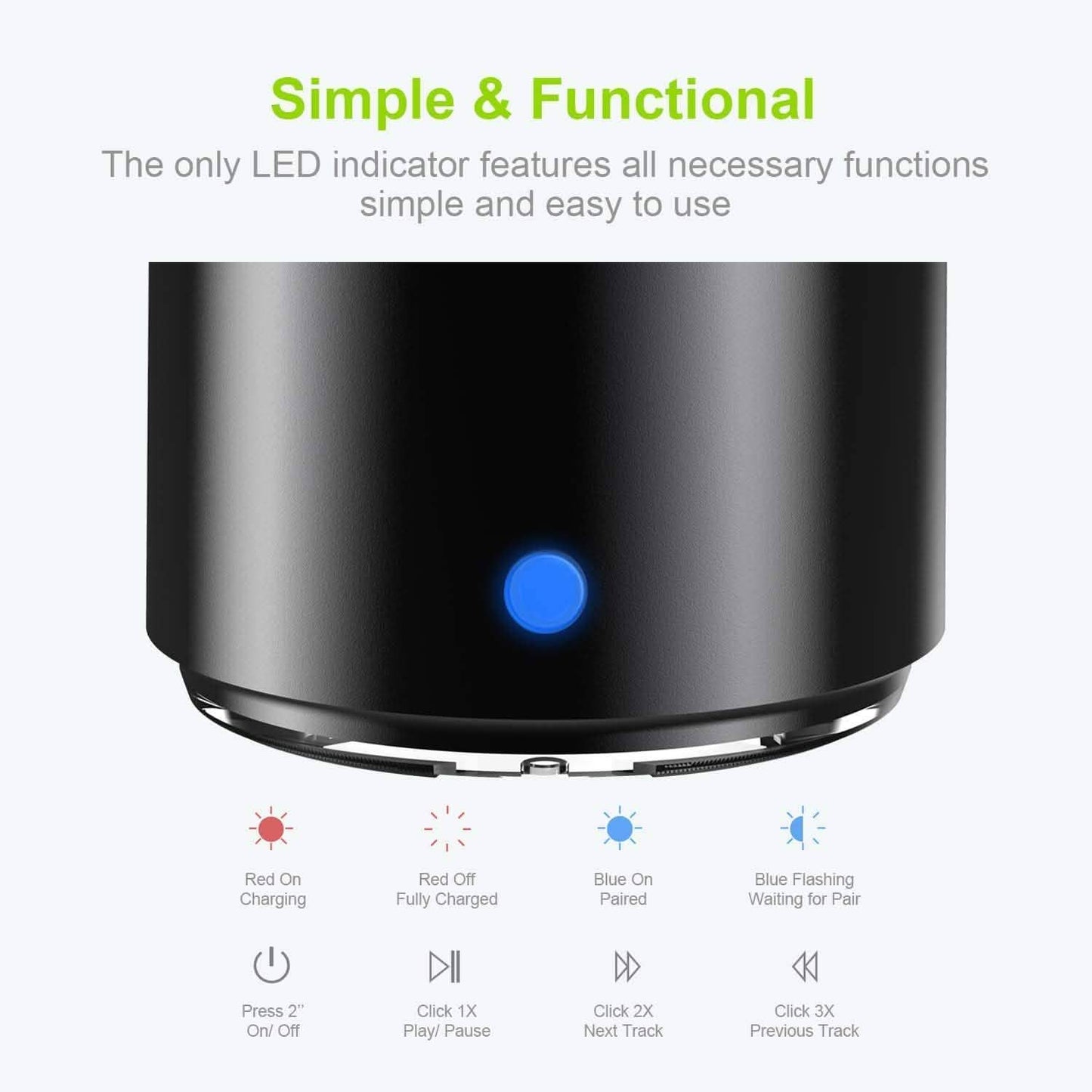 Portable Mini Bluetooth Speaker DailySale